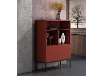 Italienesch Kommode Stil Miwwelen Héich Designer Schaf Schiefen Orange