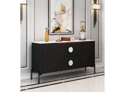 Designer Italienesch Kommode Anrichte Schaf Regal Metall Luxus Wunnen