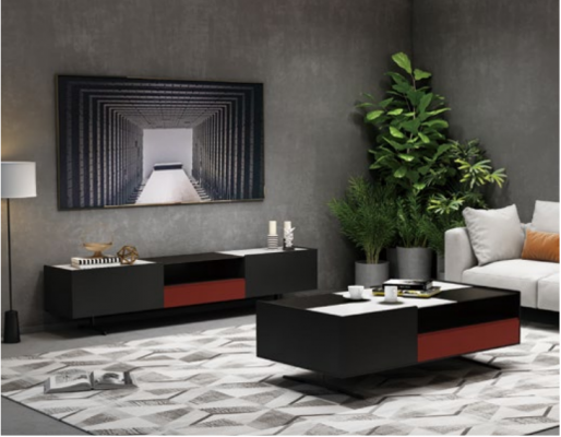 Wunnzëmmerkommod Sideboard RTV Kommode TV Schaf Modern Deko Lowboard