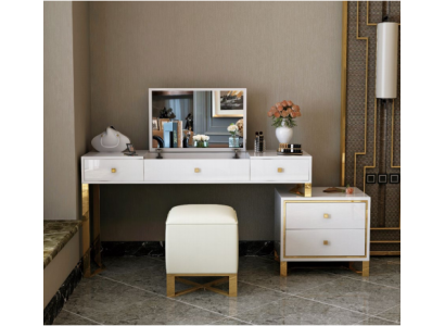 Konsolendësch Dekor Make-up Dësch Schminkdëscher Konsol Schlofzëmmer