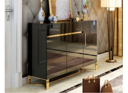 Designer Kommode Héich Schaf Side Low Board Edel Luxus Kommoden Schief