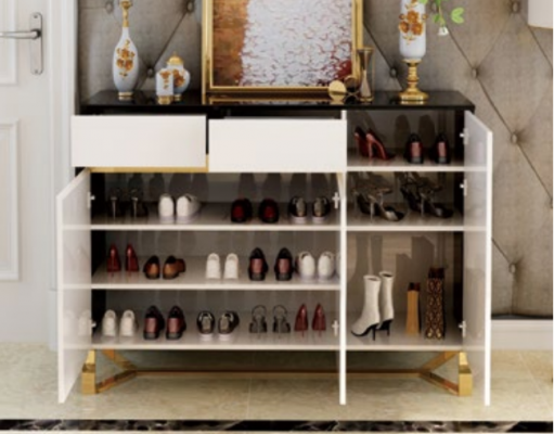 Designer Kommode Héich Schaf Side Low Board Edel Luxus Kommoden Schief