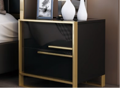 Design Nuets-Dësch Konsole Luxus Niewendëschlafzëmmer Metal Konsolen