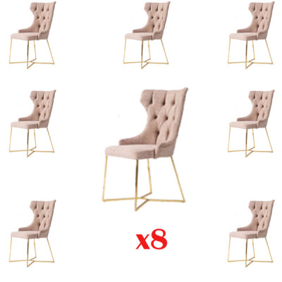Design 8x Still Grupp Set Gepolstert Iesszëmmer Stull Garnitur Fauteuil