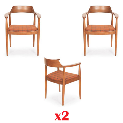 Still Set Garnitur 2x Këssen Sëtzer Klassesch Sëtzkëssen Textil