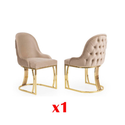 Iesszëmmer Still Holz Luxus Stull Beige Wunnzëmmer italienesche Stil
