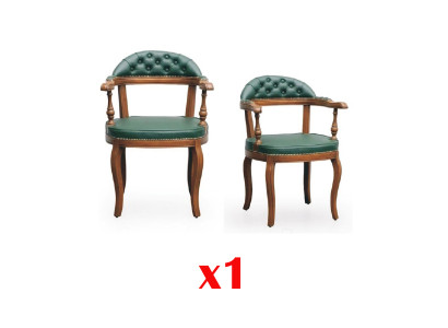 Chesterfield Stull Iesszëmmer Design Lehnstull Luxus Echt Holz Still