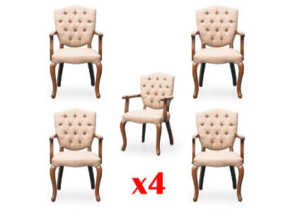 Iesszëmmer Stull Garnitur Fauteuil Design 4 Still Grupp Set Polster Nei
