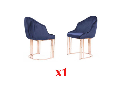 Iesszëmmer 1x Stull Still Polster Textil Modern Designer Lehn Sëtz
