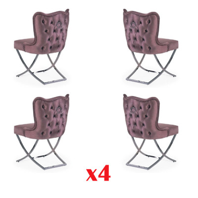 Chesterfield Garnitur Stull Textil Polster Grupp Hotel 4x Set Nei