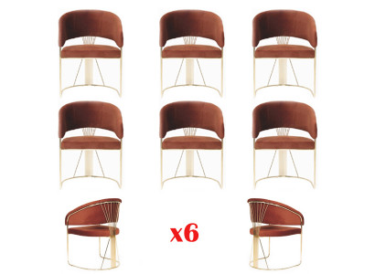 Design Këssen Sëtz 6 Still Gruppen Garnitur Fauteuil Lounge Set Luxus