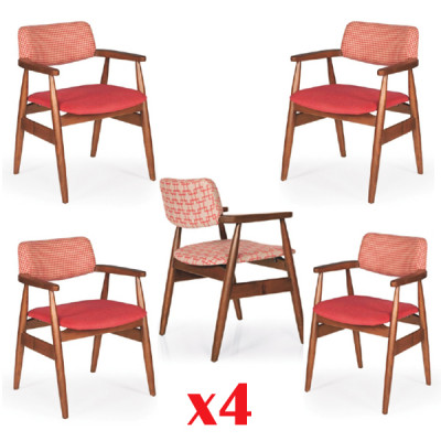 Set Still Kiche Still Fernseh Stull 4x Iesszëmmer Polsterstull Textil