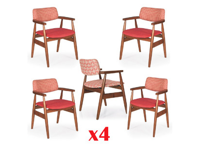 Set Still Kiche Still Fernseh Stull 4x Iesszëmmer Polsterstull Textil