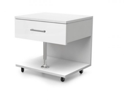 Modern Kannerzëmmer-Set Bett Noperuff Schaf Schreibtisch Bicherregal 5 Deeler.