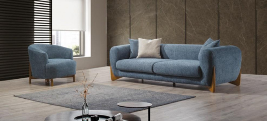 Italienesch Stil Ariichtung Sofa Garnitur Sofa Miwwelen 3+3+1 Sëtz.