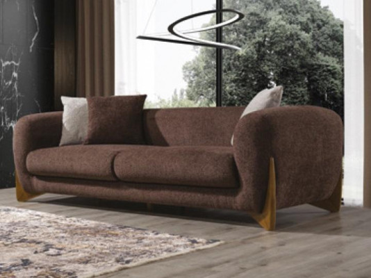 Sofa 3 Sëtzer Wunnzëmmer Luxus Design Italieneschen Stil Miwwelen Modern