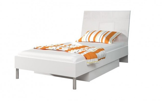 Bett + Nuetsdësch - Schlofkummer Miwwelen Kannerzëmmer Better Schwaarz 2tlg. Set Nei