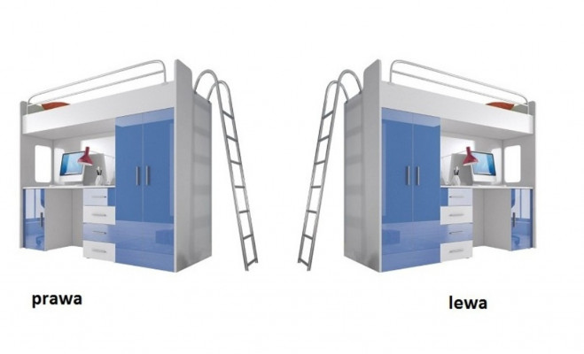 Rosa Duebelstockbett Holzstapelbett Meedercher Hochglanz mat Schreifdësch Schaf