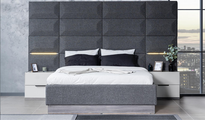 Bett Duebelbett Better Miwwel Ariichtung Nei Miwweldesign Héichglanz Schlofzëmmer