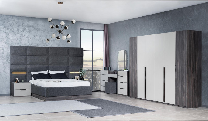 Bett Duebelbett Better Miwwel Ariichtung Nei Miwweldesign Héichglanz Schlofzëmmer