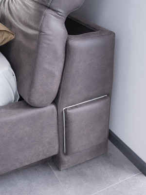 Schlofkummer Set Miwwelen Bett 2x Nuetsdësch Schief Miwwelen Komplett Set 4 Stéck
