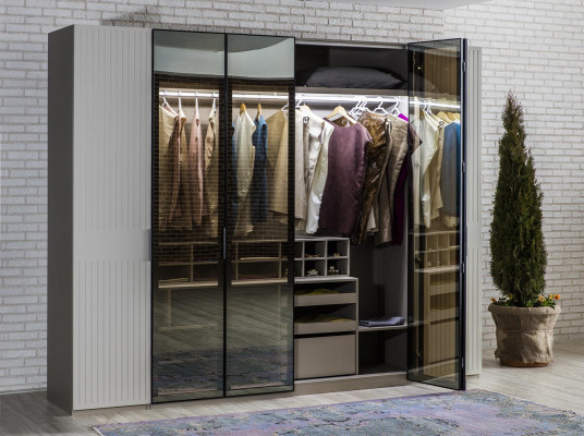 Loft Schaf Luxus Schlofkummer Holz Schaf Glasschaf Miwwelen Design