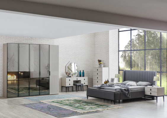 Kommod Holz Schiefert Konsolen Schlofzëmmer Moderne Héichschaf Sideboard