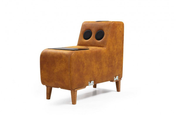 Bluetooth Multifunktioun Sofa Canapé Ecksofa Sound System Wunnlandschaft