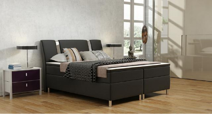Boxspringbett Hotel Better Polster Liederbett inkl. Matratz & Visco Liederbett