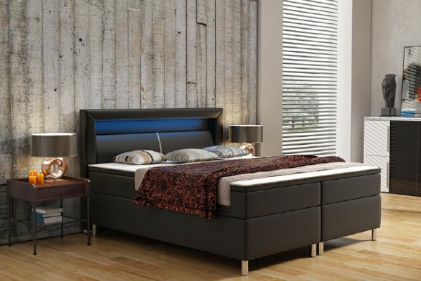 Boxspringbett Box Hotel Bett mat Visco & Matratz Liederbett Better Doppelbett