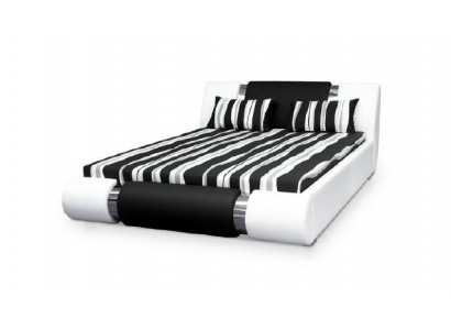 Lit Cuir Kader An 140/160/180x200cm Gekappt Design Duebel Made IN Eu