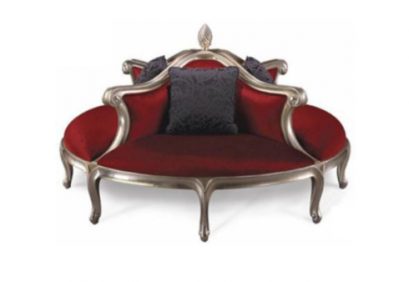 Ronnen Divan Polster Kanape Polster Chesterfield Samt 4 Sëtzer Antik Stil