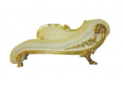Chesterfield Récamière antiken Stil Édle Chaiselongue Chaise Longue Sofa