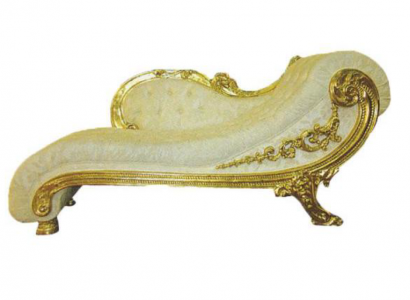 Chesterfield Récamière antiken Stil Édle Chaiselongue Chaise Longue Sofa