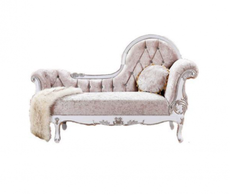 Chaiselongue Chesterfield Récamière antik Stil Édle Chaise Longue Sofa Léngt Nei