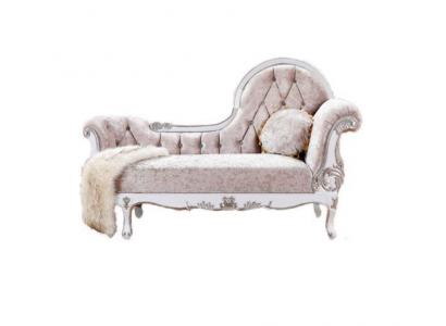 Chaiselongue Chesterfield Récamière antik Stil Édle Chaise Longue Sofa Léngt Nei