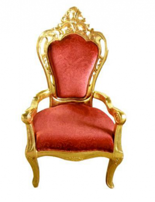 Stull Troun Fotell Set Iesssall Designer Holz Antik Stil Barock Rokoko Kinnek