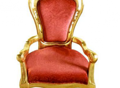 Stull Troun Fotell Set Iesssall Designer Holz Antik Stil Barock Rokoko Kinnek
