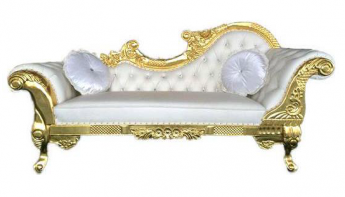 Édle Chesterfield Récamière antik Stil Chaise Longue Chaiselongue Sofa Liege Nei