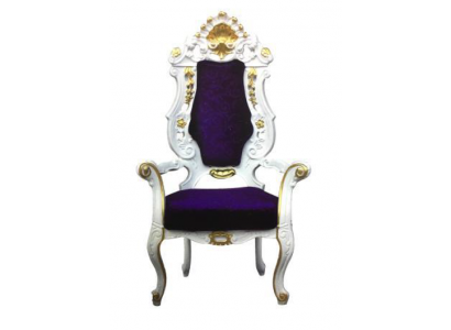 Thron Sessell Kinnéklechen Polsterschaaf Chesterfield Samt 1 Sëtz Antik Stil Still