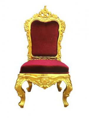 Stull Troun Fauteuil Set Iesszëmmer Designer Holz Antik Stil Rokoko Barock