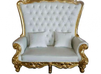 Troun Kannapee Couch Kinneken Polster Chesterfield Samt Antik Stil Zwëschesëtzler
