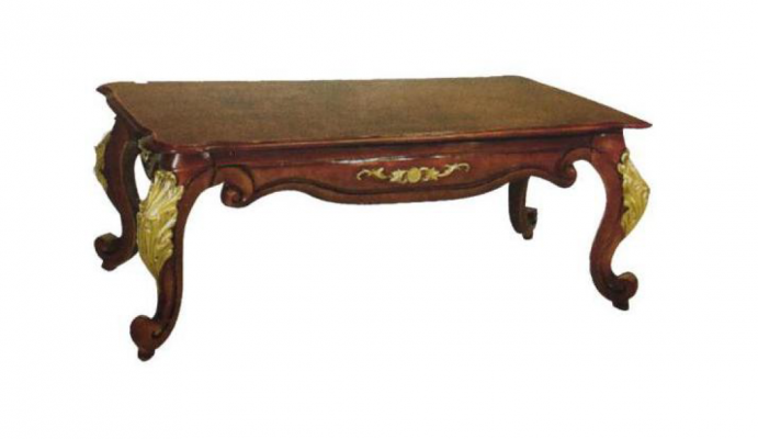 Barock Rokoko Extra Klasse Kaffisdësch Holz Dësch Niewent Dësch Sofa Couch