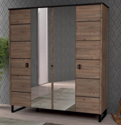 Kleederplaz Braun Jugend Schlofzëmmer Schaf Kannerzëmmer Design Modern Nei