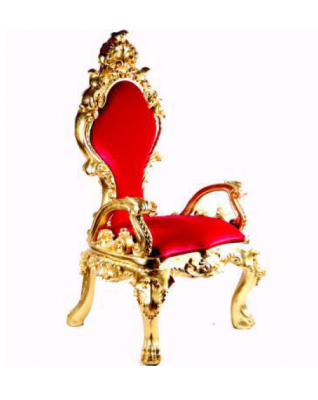 Troun Still Fauteuil Kinneklech Gepolstert Samett Chesterfield 1 Sëtz Antik Stil