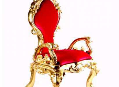 Troun Still Fauteuil Kinneklech Gepolstert Samett Chesterfield 1 Sëtz Antik Stil