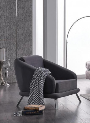 Wunnzëmmer Sofagarnitur Dräisëtzer Fotell Luxus Couch Set 3+1 Sëtzer