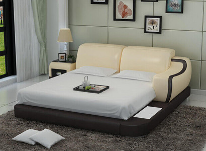 Design Bett XXL Grouss Better Hotel Polster 200x200 Multifunktioun Regal USB Lieder