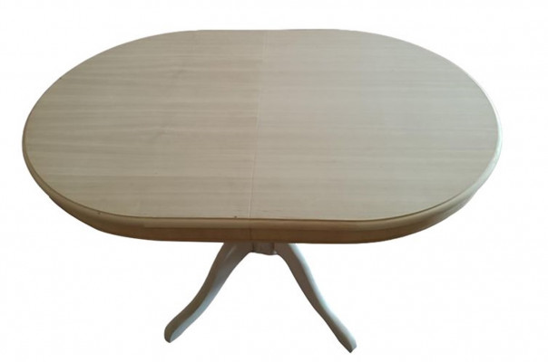 Ronnt Iessdësch Iesszëmmer Dëscher Wunnzëmmer ronn Dësch 135 x 91 cm Holz Miwwelen