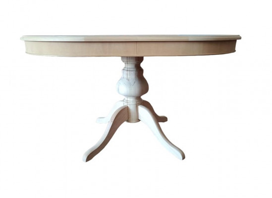 Ronnt Iessdësch Iesszëmmer Dëscher Wunnzëmmer ronn Dësch 135 x 91 cm Holz Miwwelen